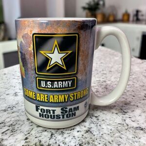 Fort Sam Houston US Army Strong Texas Ceramic Military Mug USA Souvenir